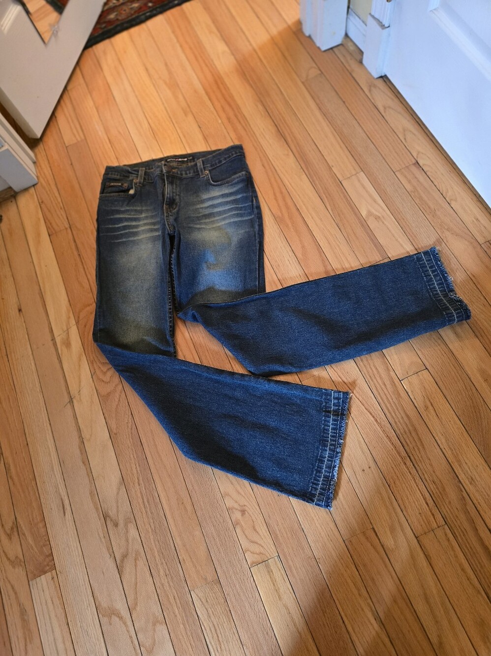 DKNY Jeans Blue Denim with Pink Logo Accent